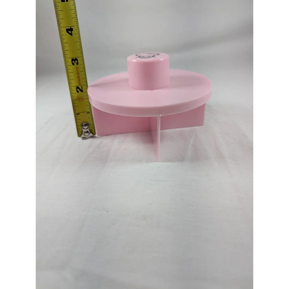 Crumbl Cookie Cutter - Pink Original Discontinued Logo 4-Way Slicer